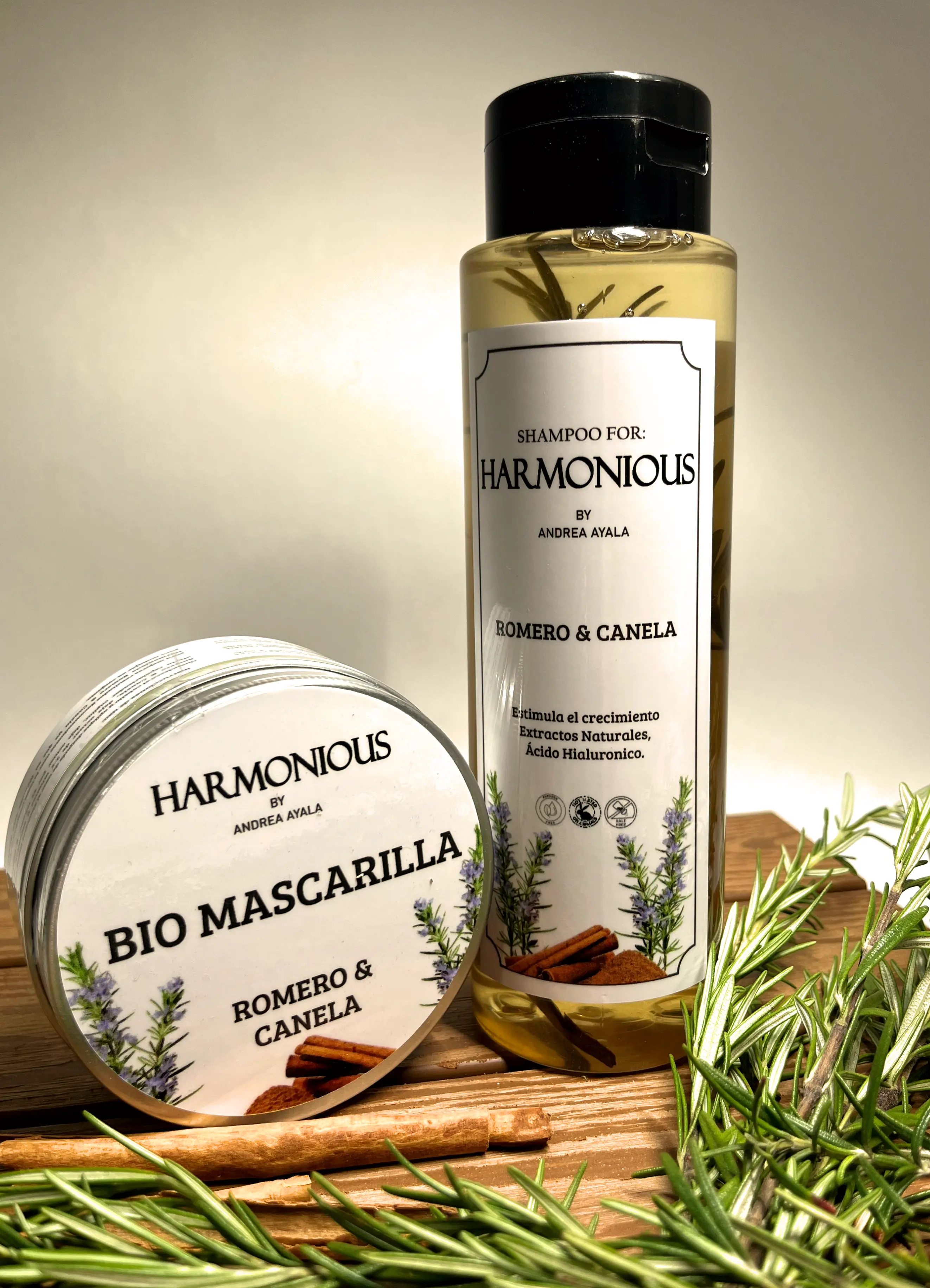 Shampoo de Romero y Canela + Biomascarilla Capilar